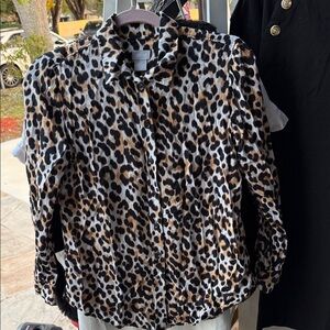 Chico's Animal Print Blouse